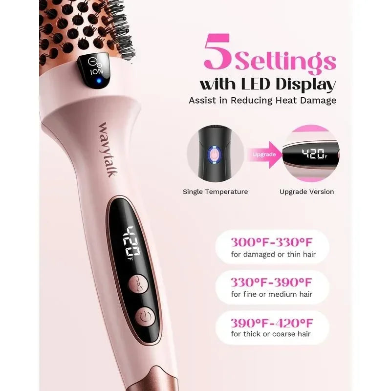 1.5 Inch Single Negative Ion Hot Brush