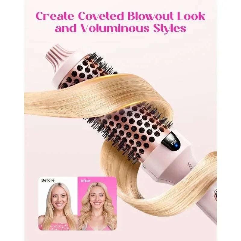 1.5 Inch Single Negative Ion Hot Brush