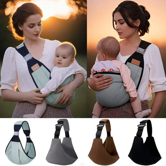 Baby Going Out Safety Carrier Simple Leopard Pattern Portable Front Hug Type Back Baby Out of the Baby Artifact Waist Stool